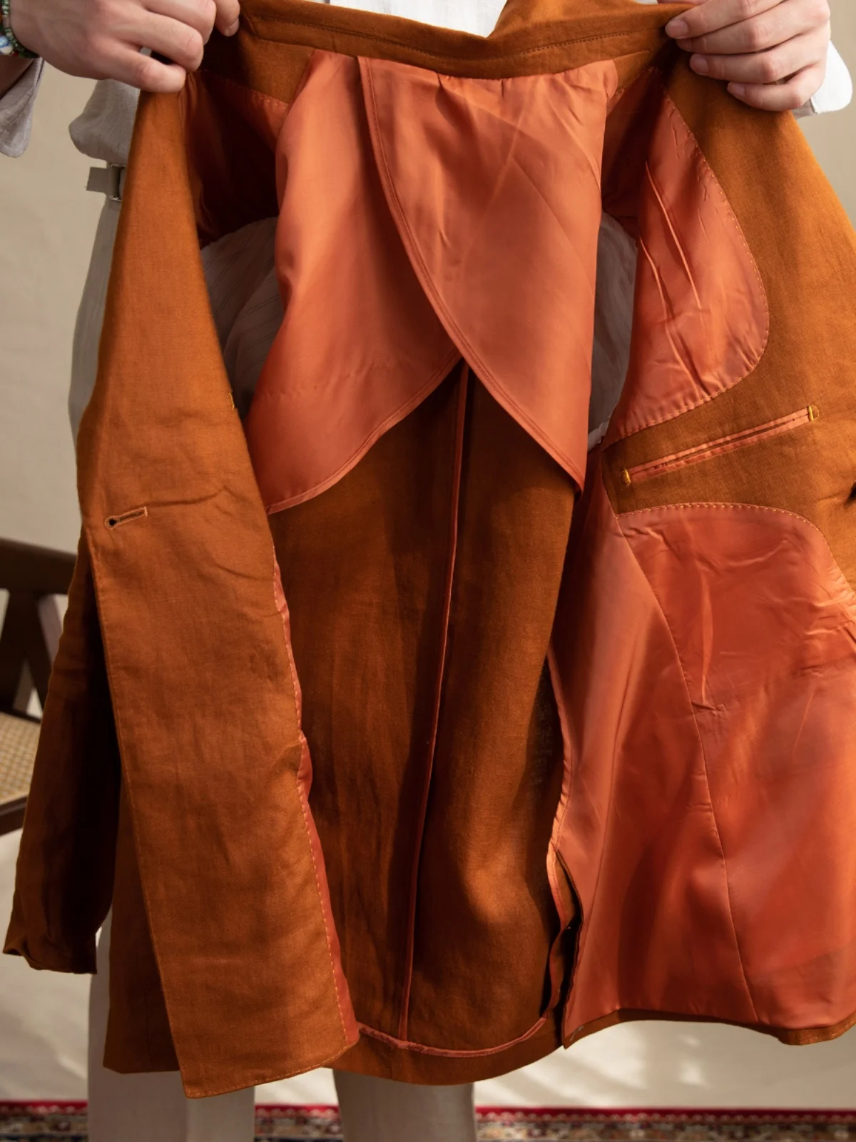 

Mr. Deer Tee Summer Slim Fit Linen Faionable Breathable Versatile Gentleman's Suit Lightweight Classic Sle Men's...