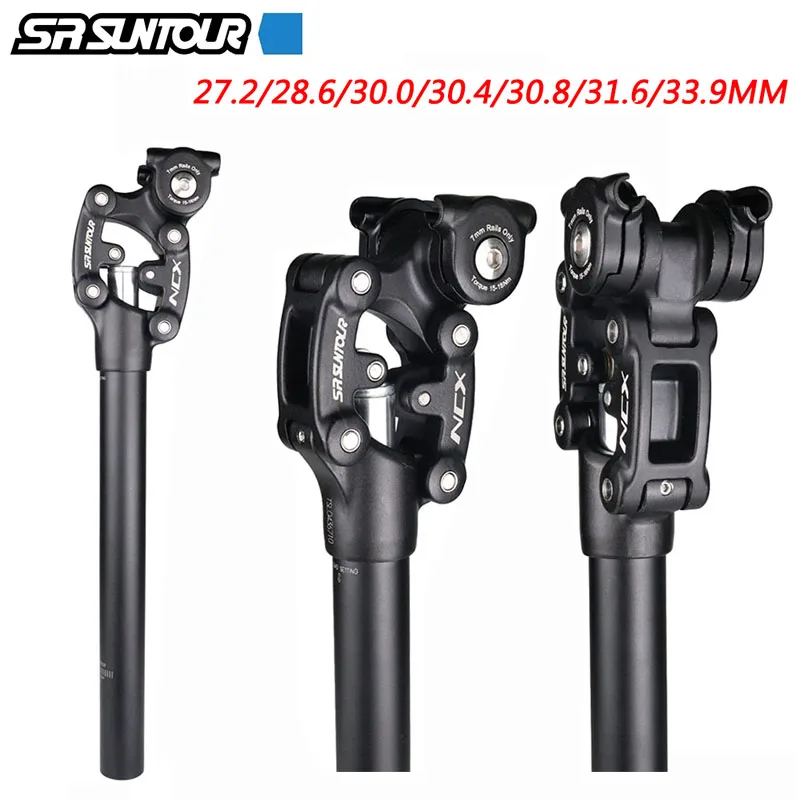 

SR SUNTOUR NCX Bicycle Shock Absorber Seatpost 27.2 28.6 30.0 30.4 30.8 31.6 33.9mm *350mm 400MM Mountain Bike Seat Tube