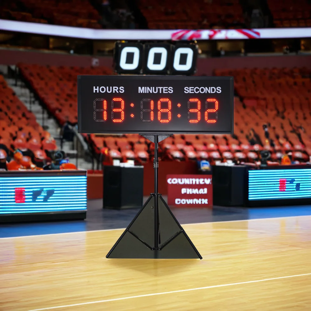 Jhering Large LED Digital Electronic Countdown Timer for Indoor Hours Minutes Seconds Display Board