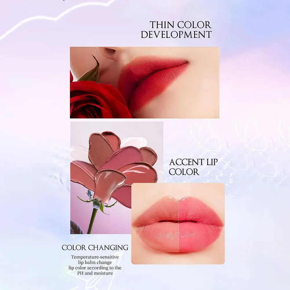 New Moisturizing Lipstick Long Lasting Nouritious Lip Balm Temperature Changing Color Lipgloss Lip Makeup Comestics