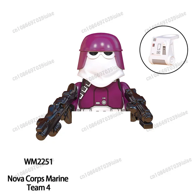 BEAST KINGDOM Clone Troopers 501st Regiment Imperial Stormtrooper Mandalorian Mini Robot figura juguete ladrillos muñeca de ensamblaje