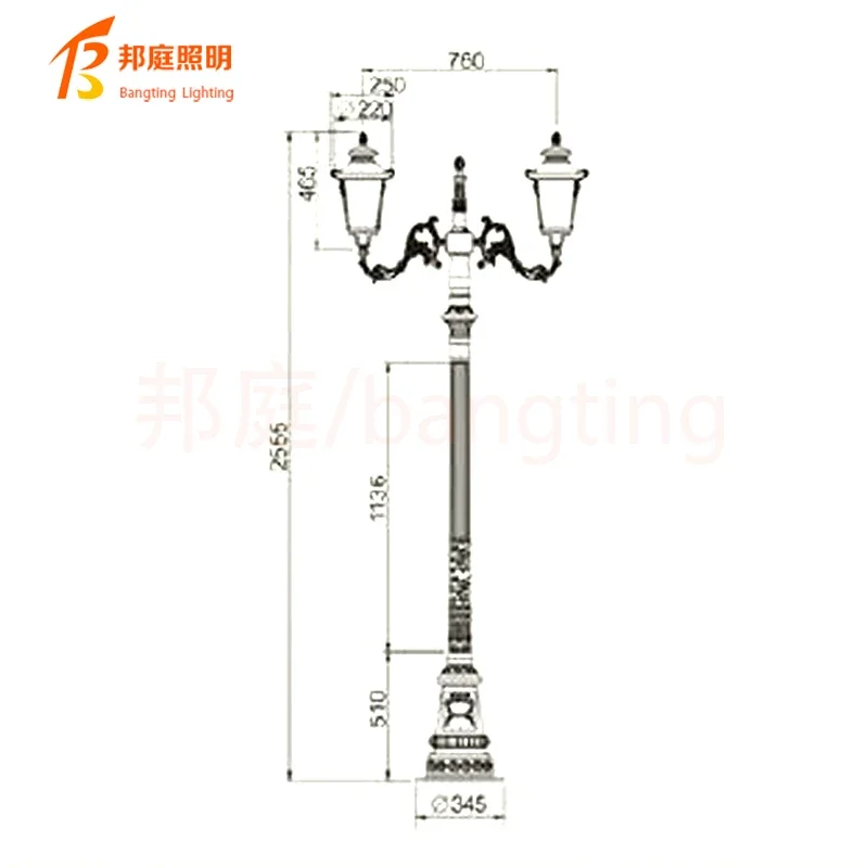 antique outdoor wall lamp waterproof garden light popular European style garden wall lamp lighting