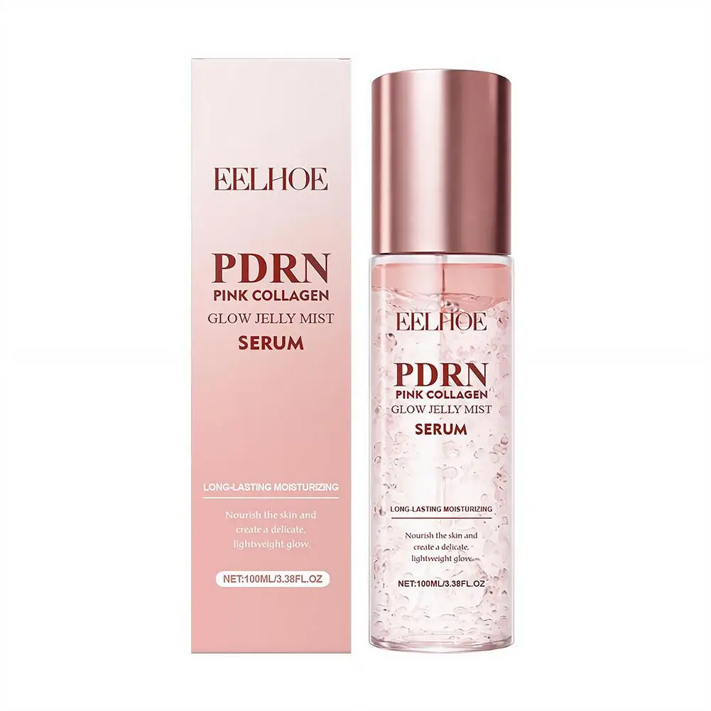 

Jelly Serum Mist with Pink PDRN Collagen Hydrating Face Glow Spray with Niacinamide & Hyaluronic Acid For Plumping Firming Care