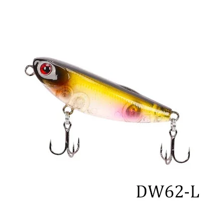 TSURINOYA DW62 5.0 cm/5g Mini Topwater potlood vissen lokken aas Harde visaas Kleine Potlood Lokt