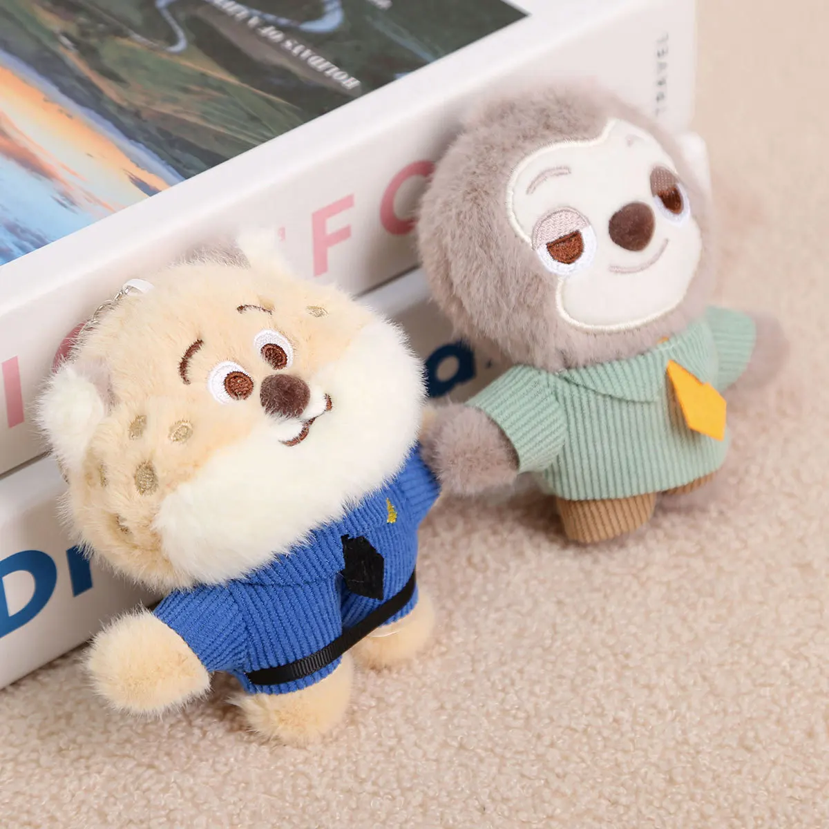 ديزني زوتوبيا ألعاب من نسيج مخملي نيك وايلد الكرتون أفخم المفاتيح جوديث لافيرن هوبس ظهره مفتاح الديكور عيد ميلاد/هدية الكريسماس #3