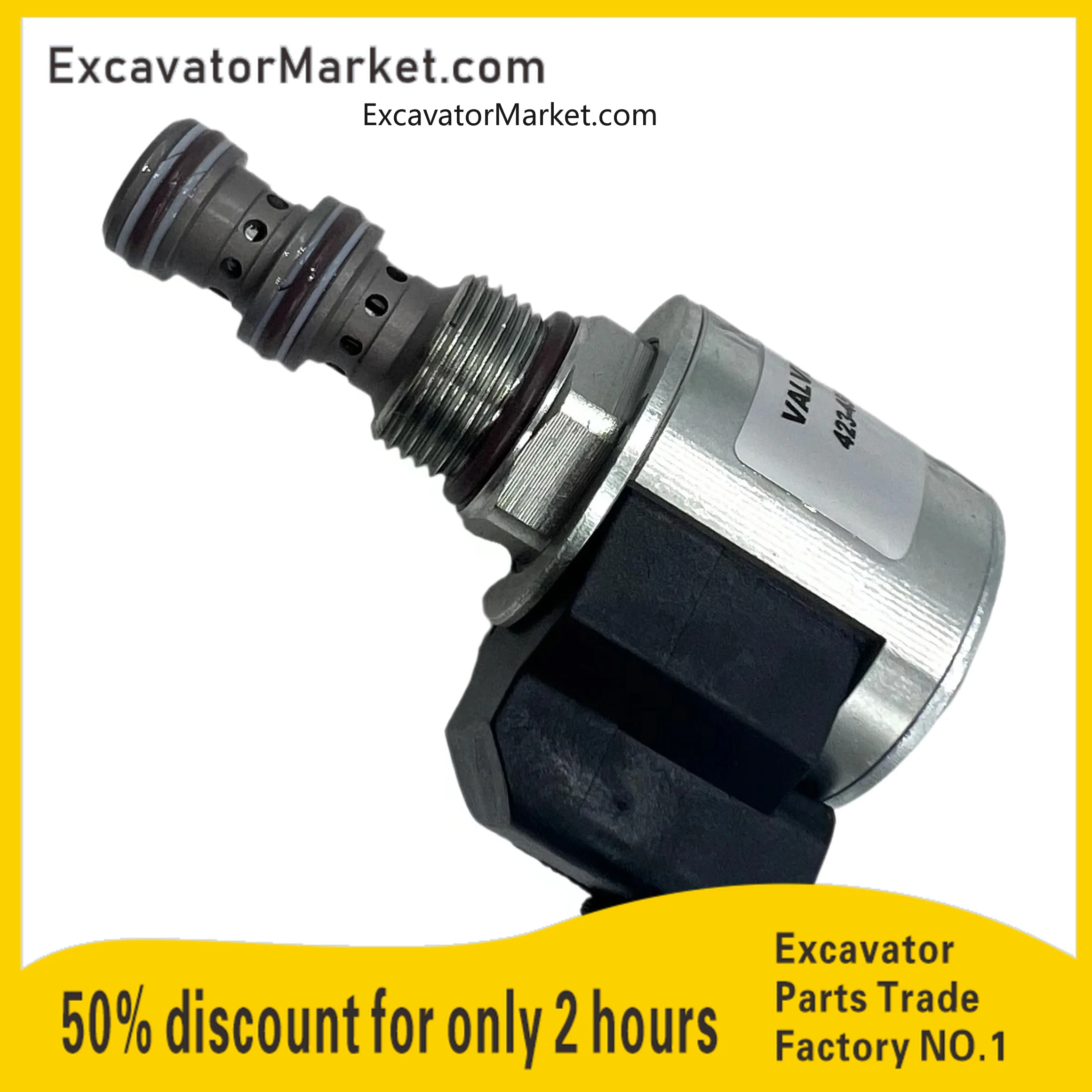 Solenoid Valve Excavator Spare Parts Excavator Parts Solenoid Assembly 423-4562 For 304E2 303.5E2 303.5E2  Excavator Accessories