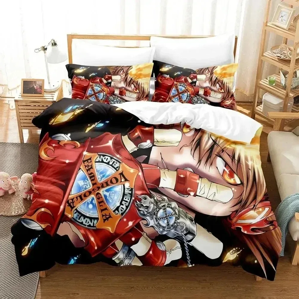 New Anime HITMAN REBORN Bedding Set For Bedroom Soft Modern Bedspreads Comefortable Kids Duvet Cover Quilt Cover And Pillowcase