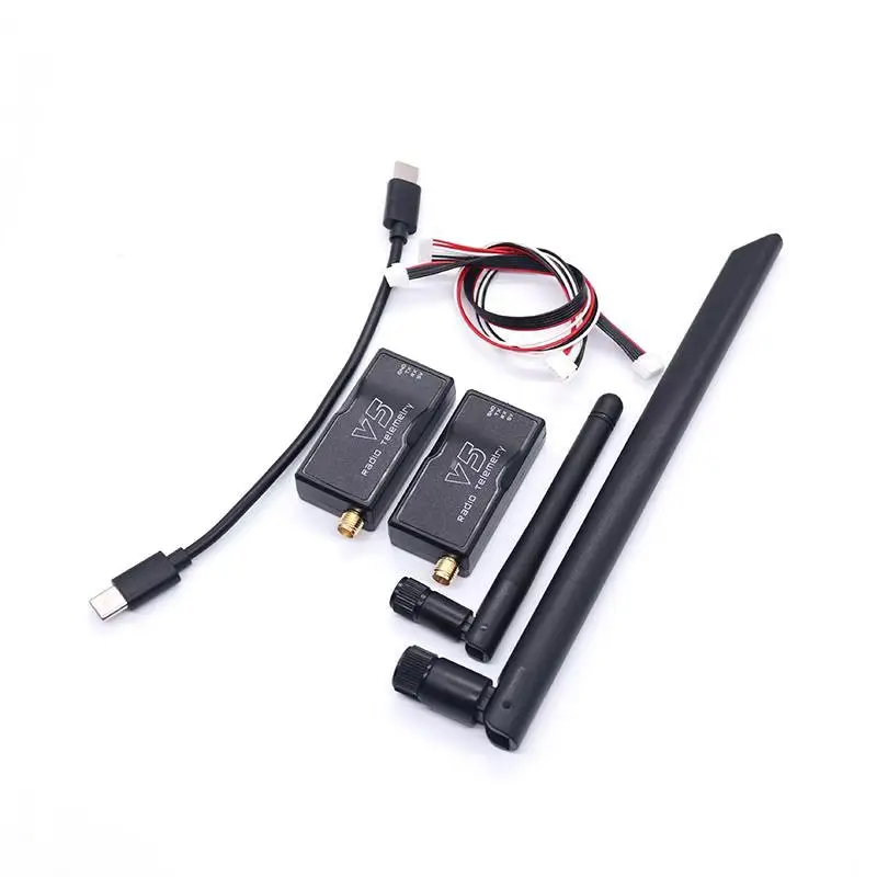 3DR 100MW/500MW Radio Telemetry 433Mhz 915Mhz Air and Ground Data Transmit Module with OTG cables for APM 2.8 /Pixhawk 2.4.8