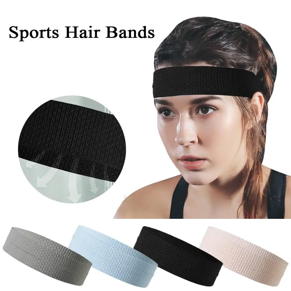 

Soft Hair Bands Stretch Sweatband DIY Hair Accessories Sweat Headwrap Outdoor Sports Headband Elastic Decor Breathable Hair Band