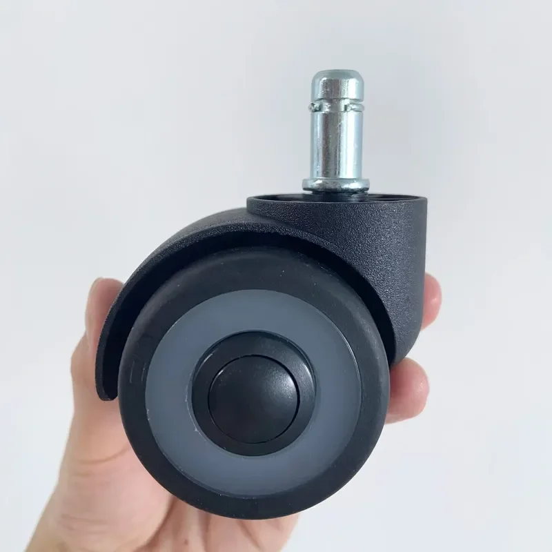 5 Pcs 2-inch 10mm/11mm Tpr Mute Double Caster Furniture Circlip Pulley Office Chair Universal Wheel Source Factory