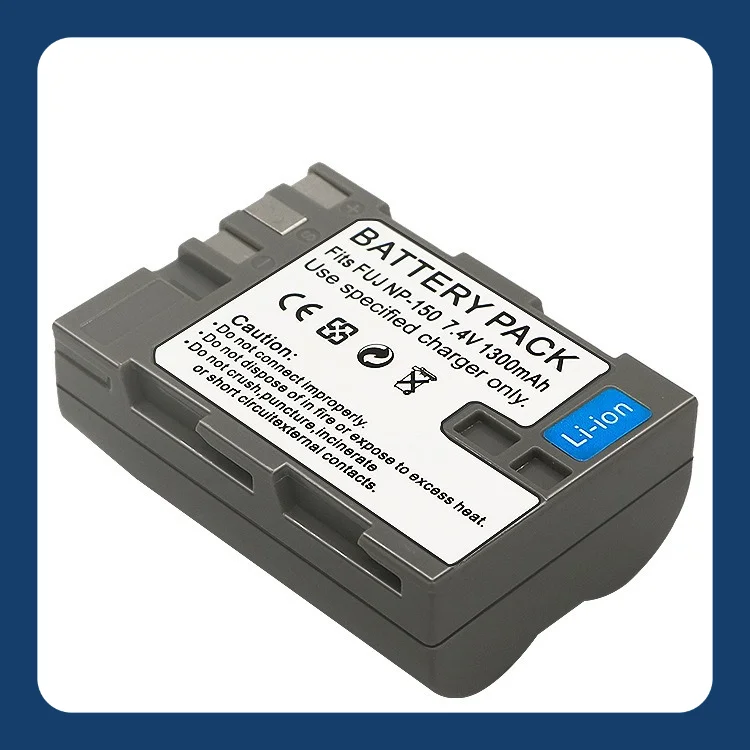 بطارية 1300 مللي أمبير NP-150 لـ Fujifilm FinePix S5 Pro IS S5Pro - FNP150 بديلة مع بطارية ليثيوم شحن سريع
