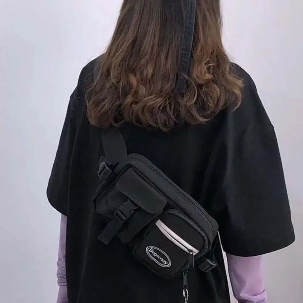 

Модная мужская сумка через плечо с карманом на молнии, ретро-стиль, большая вместимость, водонепроницаемая, маленькая квадратная сумка для улицы