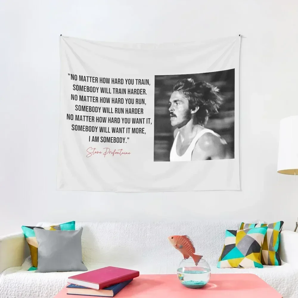 

Steve Prefontaine quote, Running Quotes Steve Prefontaine Tapestry Wall Art Bedrooms Decorations Decor Home Tapestry