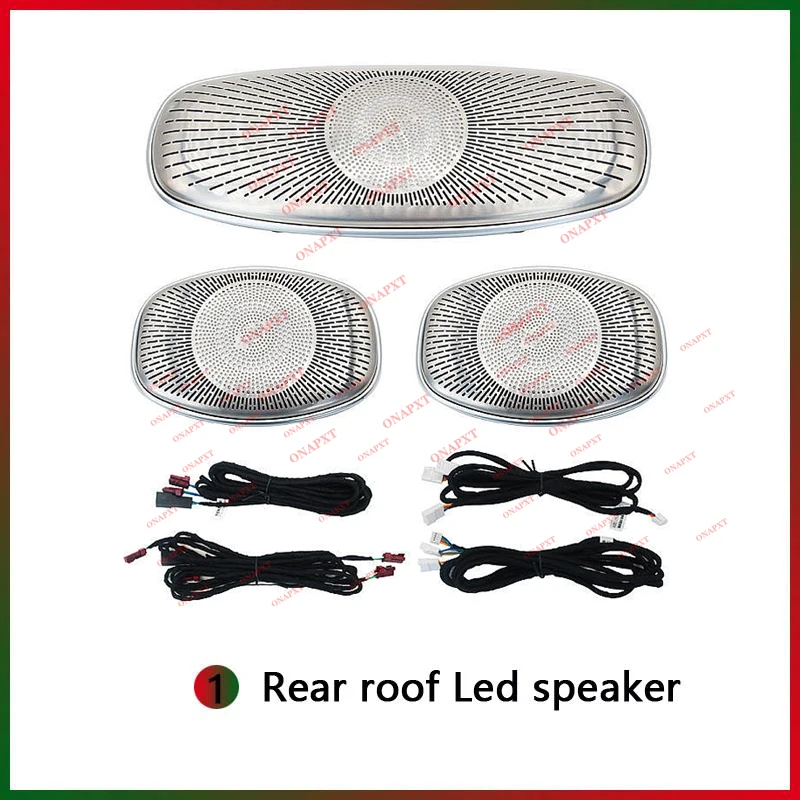 Für Benz E-klasse W213 Coupe W238 AMG 64-farbe LED Auto Atmosphäre Lampe Decke Air Vent Turbine 3D Hochtöner Speeker Umgebungs Licht