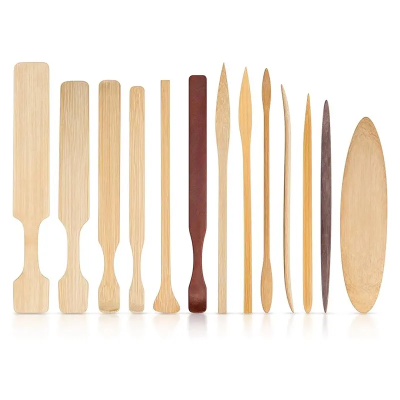 

【RECOMENDAR】Wooden Pottery Tools Set-13-Piece For For Sculpting& Modeling Clay And Art Projects