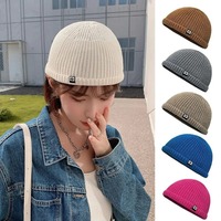 Fashion Outdoor Thickened Skullies Beanies Cap Warm Hats Ear Protection Cold Cap Pullover Hat Hip Hop Hat Warm Wool Knitted Hat