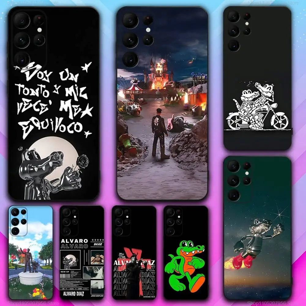 

A-AlvaroS Singer D-Diaz Phone Case For Samsung S30,S25,S24,S23,S22,S21,S20,Fe,Lite,5G,Ultra,Plus Black Cover