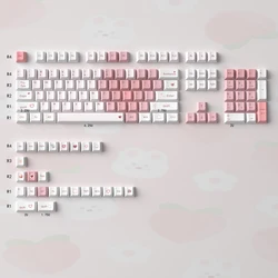 Love Heart keycaps Cute Keycaps Cherry profile Dye-sublimation PBT Keycaps For MX Switches Mechanical Keyboard Kit