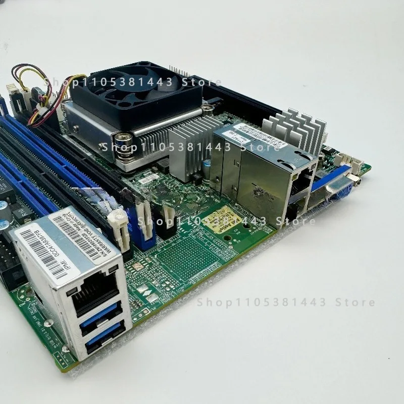 Main Board NAS Synology ITX Server  D1521 Dual 10 Gigabit Port X10SDV-4C-TLN2F