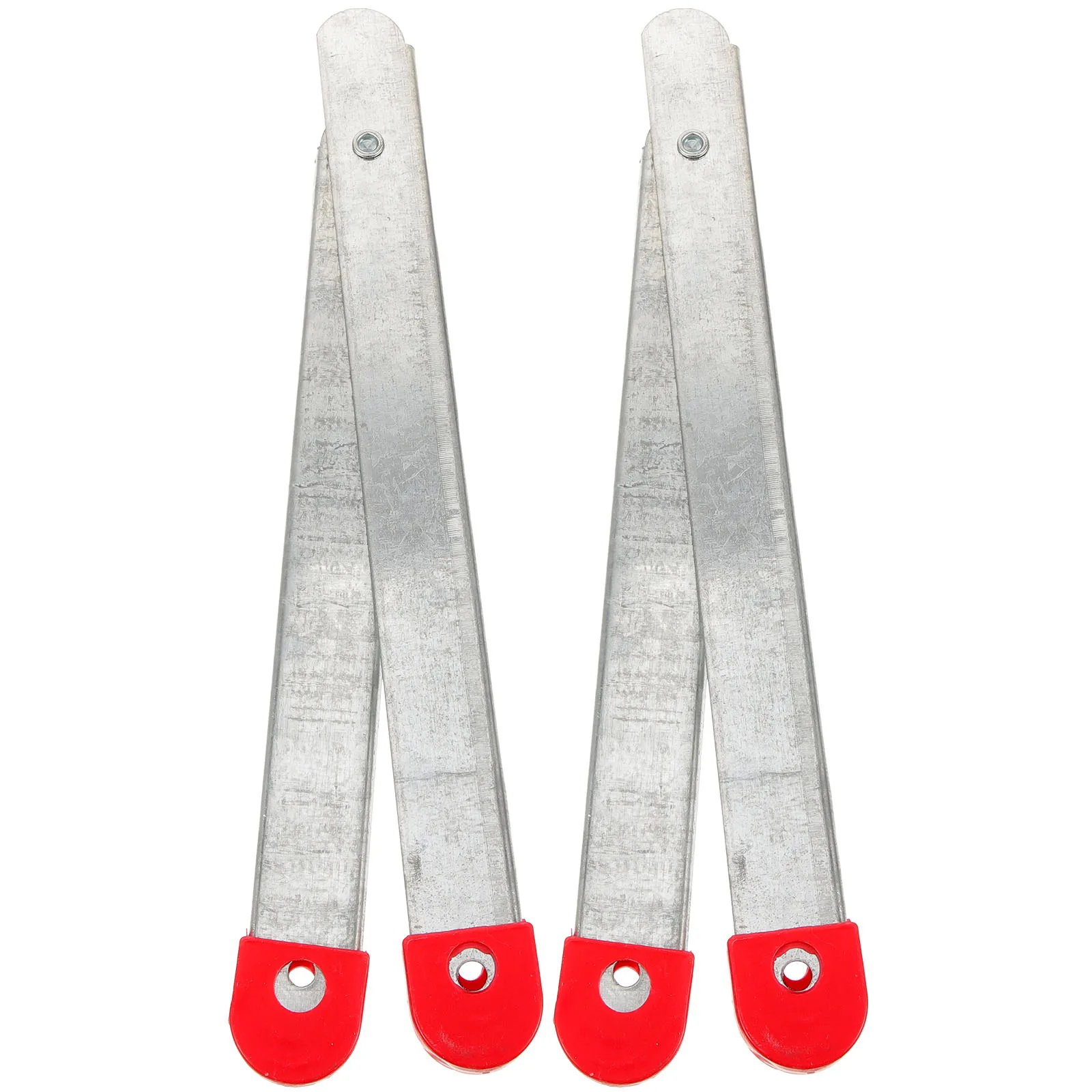 2 pezzi in alluminio zincato scala pieghevole cerniera tirante per scale passo 2,5 m-3 m staffa per spalmatore resistente soffitta domestica