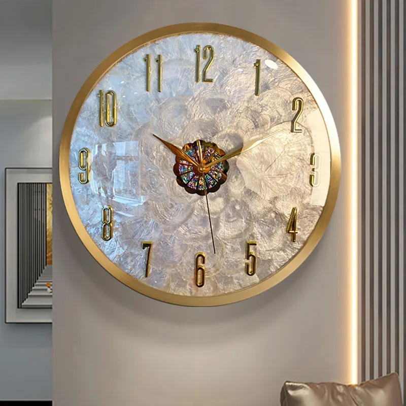 Luxury Modern Wall Clocks Acrylic Originality Battery Design European Wall Clocks Nordic Silent Reloj De Pared Home Decoration