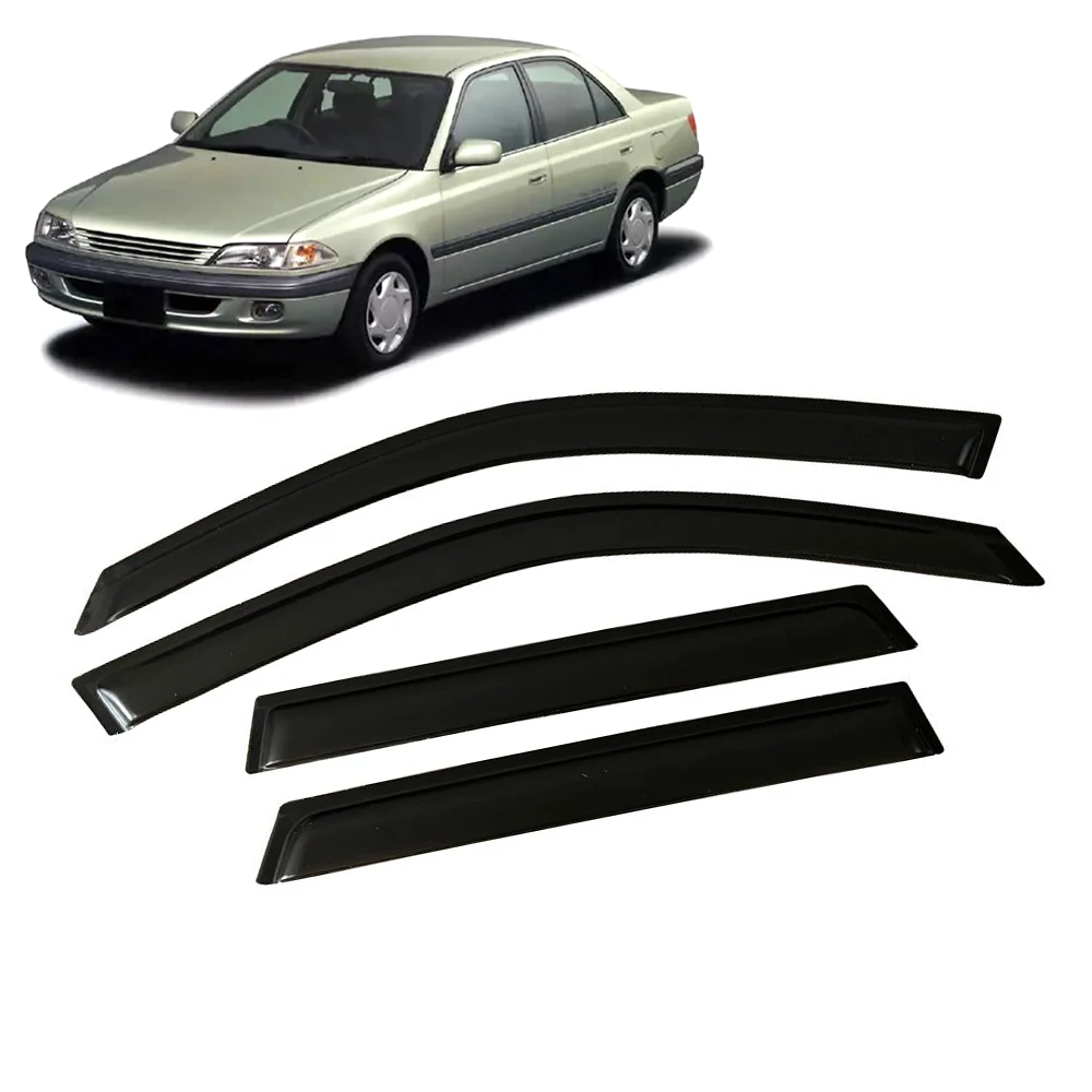 

Для TOYOTA Carina E Carina 1988-2001 автомобильный козырек на боковое окно, солнцезащитный козырек от дождя, защитная крышка, аксессуары для рамки