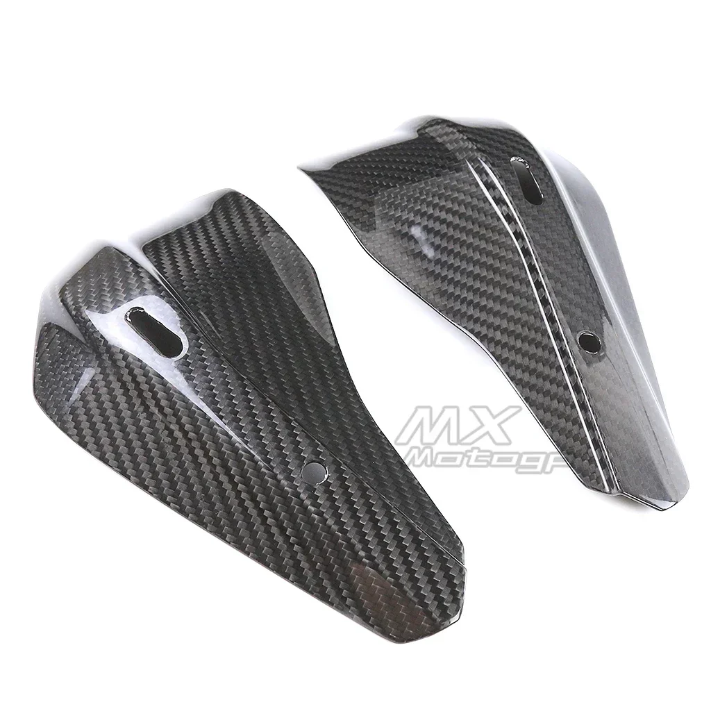 100% Carbon Fiber Motorcycle Universal Handlebar Hand Shield Handguard Protector Hand Guards Grips For KTM YAMAHA HONDA DUCATI