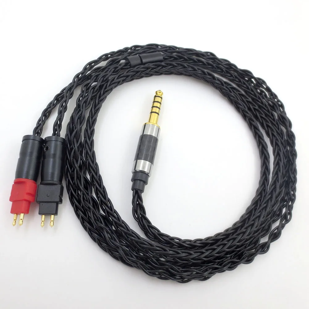 VZONIS Upgrade hoofdtelefoonkabel 4.4mm 3.5mm 2.5mm kabel voor Sennheiser HD600 HD580 HD650 hd660 HD545 Verzilverd koperen kabel