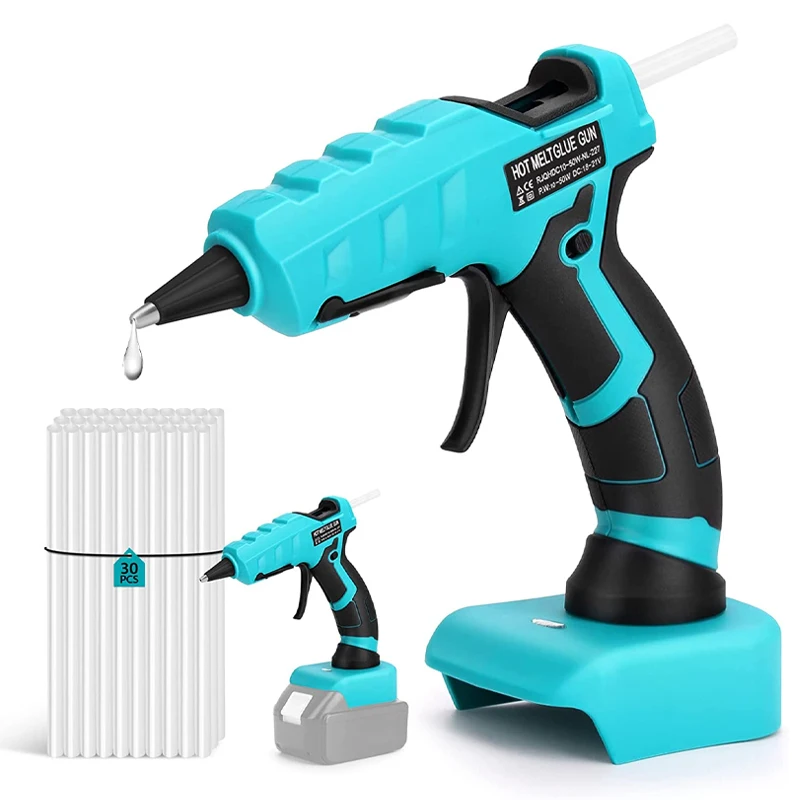 

Cordless Glue Gun for Makita 18V Battery 7mm Handheld Electric Power Hot Glue Guns Cordless Hot Glue Gun for Arts Crafts Repair