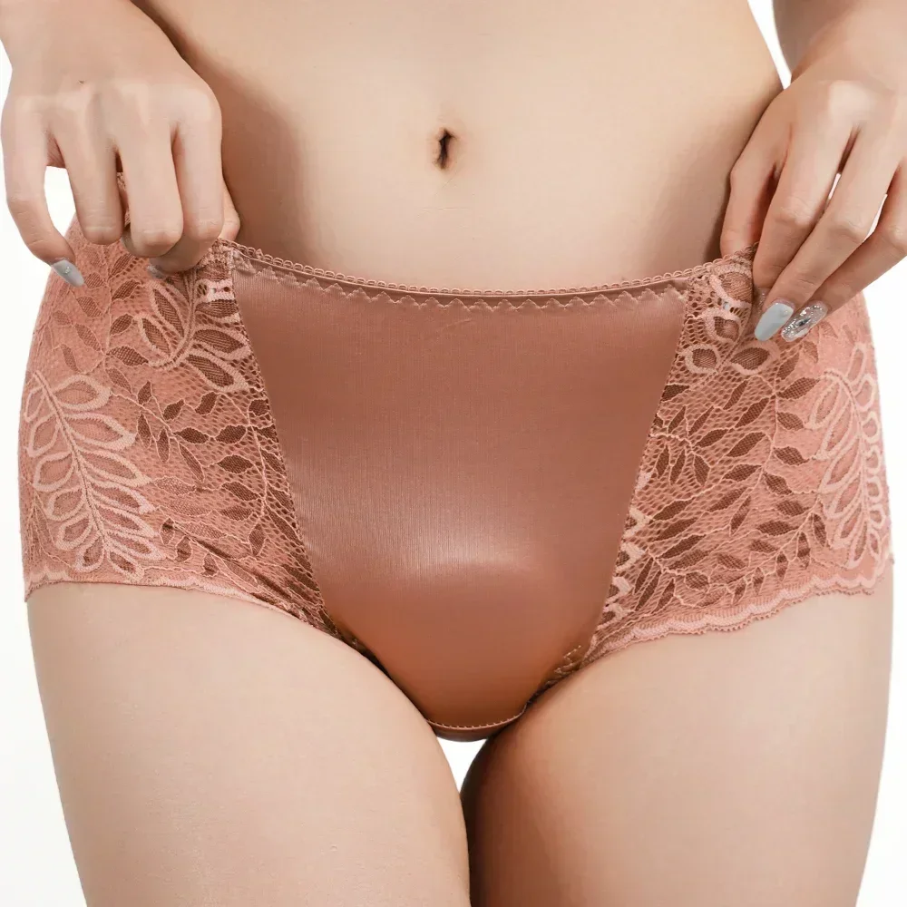 New Sexy Lace Panties For Women Hollowed-Out Seamless Boyshort Briefs Mid-waist Plus Size Lingeries Underpants Woman Underwear