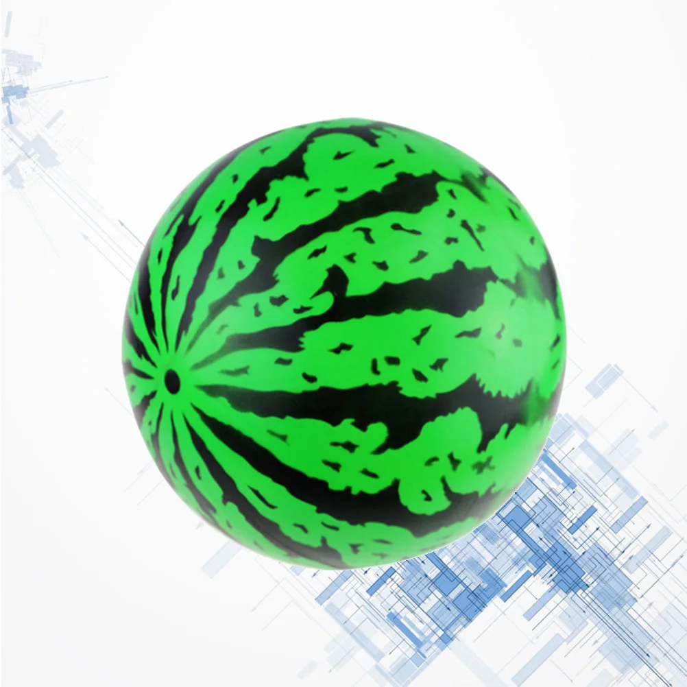 Inflatable Watermelon Beach Ball Beach Toy Ball Summer Playground Toys for Kids Outdoor Games (6 Inch)