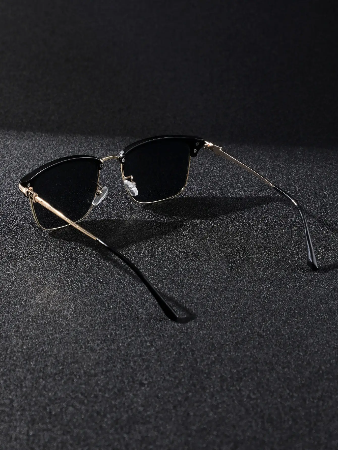 Gafas cuadradas de moda de Metal Unisex, accesorios de ropa para exteriores, para tomar fotos, 1 ud.