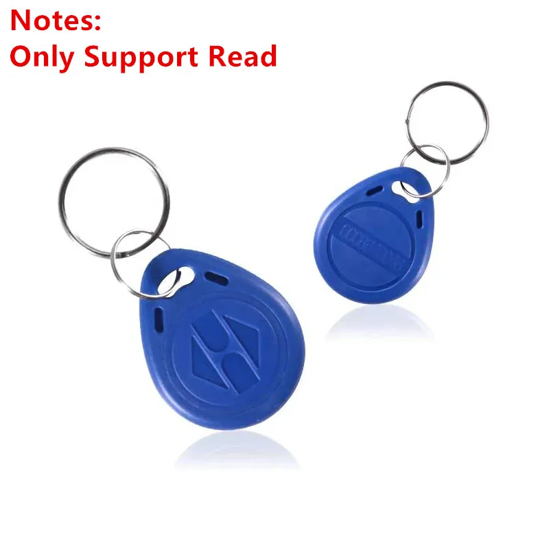 10pcs 125KHz RFID EM4100 Door Entry Access Control High Quality ID Tags Keyfobs Card Only Read Chip Plastic Keyfob