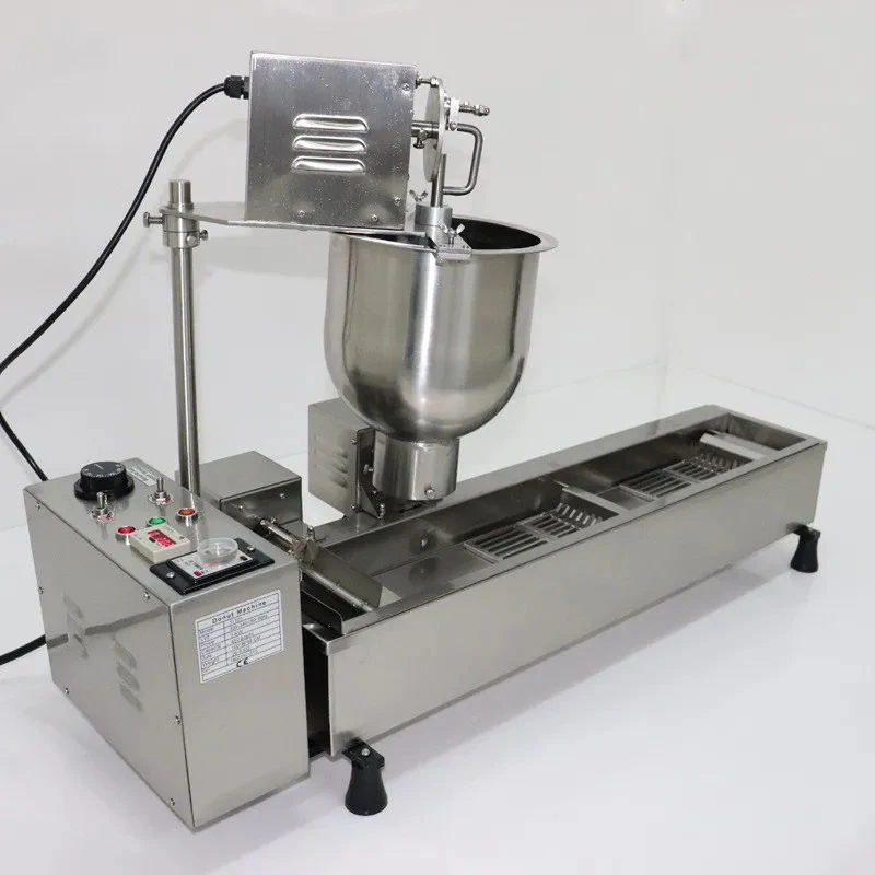 

Stainless Steel Commercial Doughnut Maker Machine - Fried Bread Equipment for Business Use