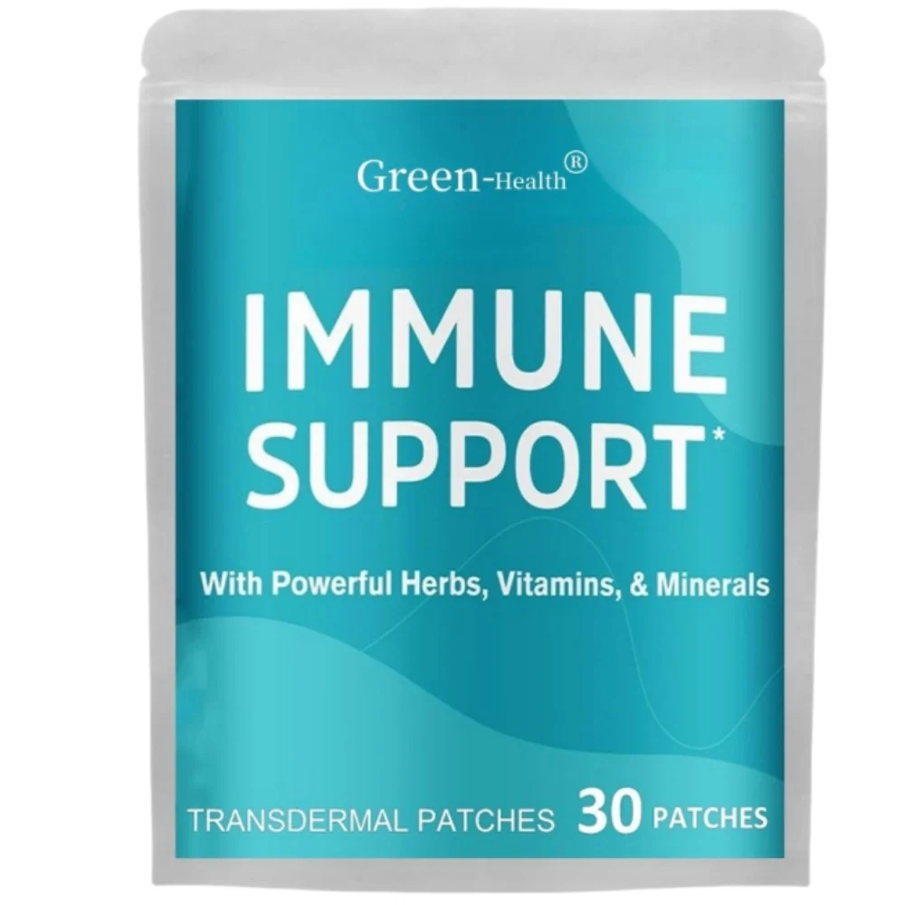 30 Patches Immune Support Transdermal Patches With Elderberry, Zinc, Vit C, Vit D3, Selenium, Echinacea, Ginger