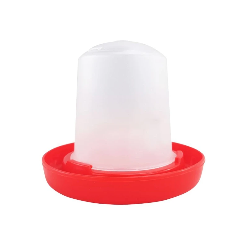 Baby Chick Feeder Waterer for Poultry Feeding for Up to 6 Chicks Safe Plastic Easy to Clean Practical for Brooder