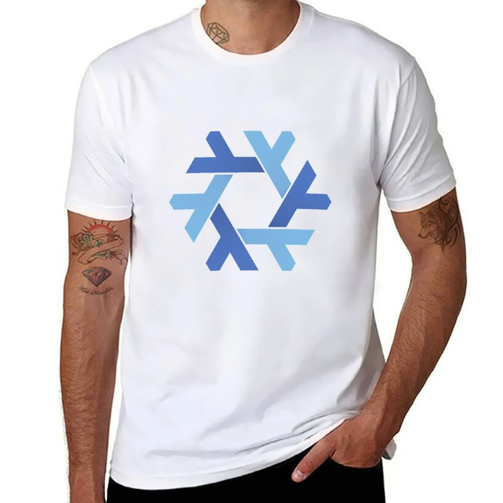 

NixOS logo T-Shirt man t shirts for men casual funny t shirts man T-Shirt
