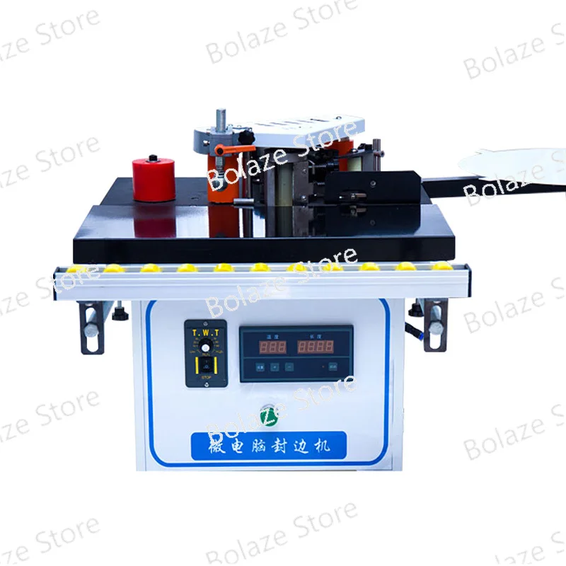 

220V 1200W Automatic strip break edge banding Machine wood pvc cut itseld woodworking edge bander