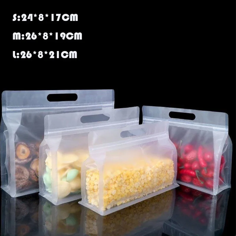 Silicone Food Storage Containers Leakproof Containers Reusable Stand Up Zip Shut Bag Cup Fresh Bag Food Storage Bag Fresh Wrap