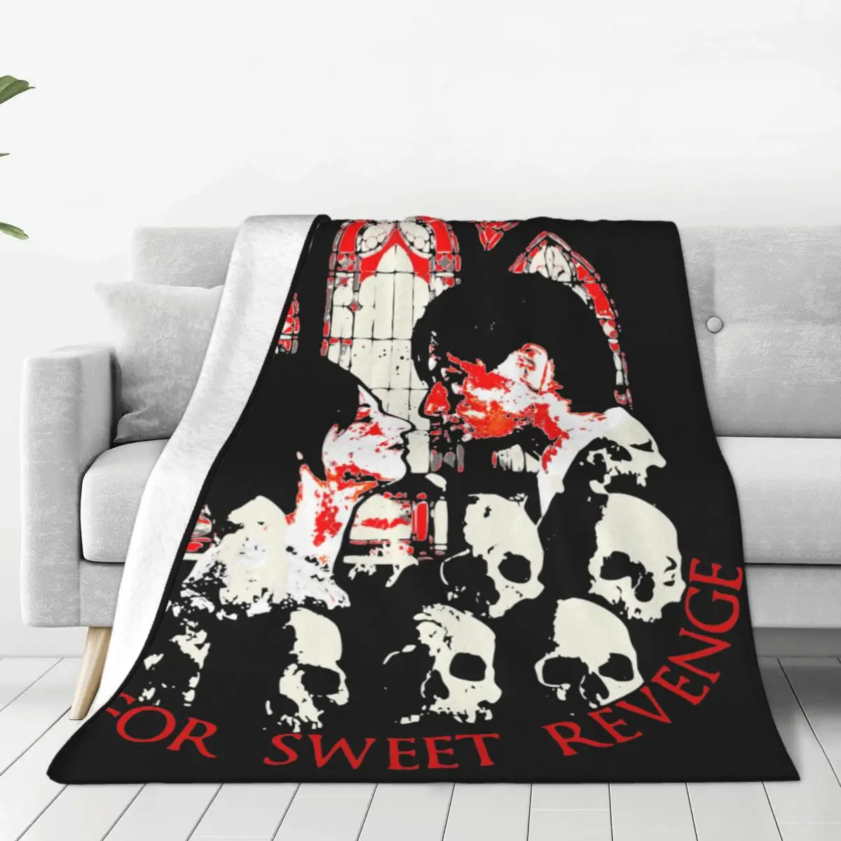 

Three Cheers For Sweet Revenge Flannel Blankets Funny Throw Blanket for Home 150*125cm Bedspread