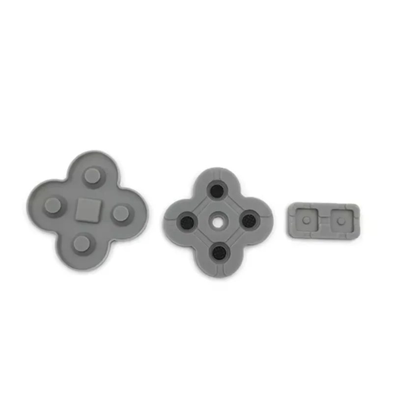 DS Lite 용 500set NDSL DSL 실리콘 버튼 용 전도성 고무 버튼 패드 세트 교체 부품