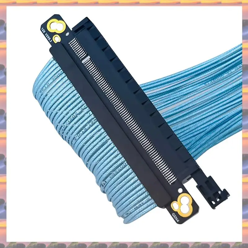 (Flash Sale) PCIE 4.0 X16 GPU Graphics Card Extension Cable PCI-E 4.0 32GB/S 12PIN Silver-Plated Cable For 3090 Graphics Card #1