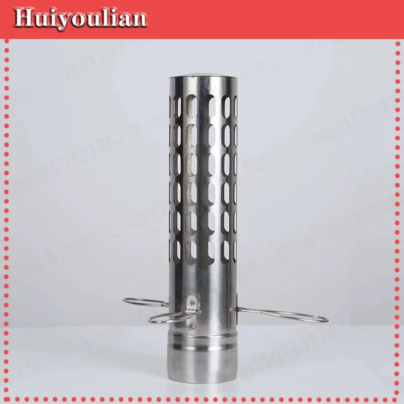 Stainless Steel Detachable Stove Chimney Pipe High Temperature Resistant Spark Proof With Buckle For Camping Tent