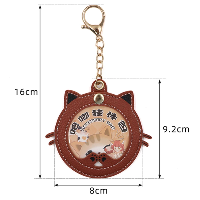 New Cat Shape Ita Bag Pins Badge Protector Case For 58mm Anime Badges Decoration Bag Accessories Pin Case Birthday Gift