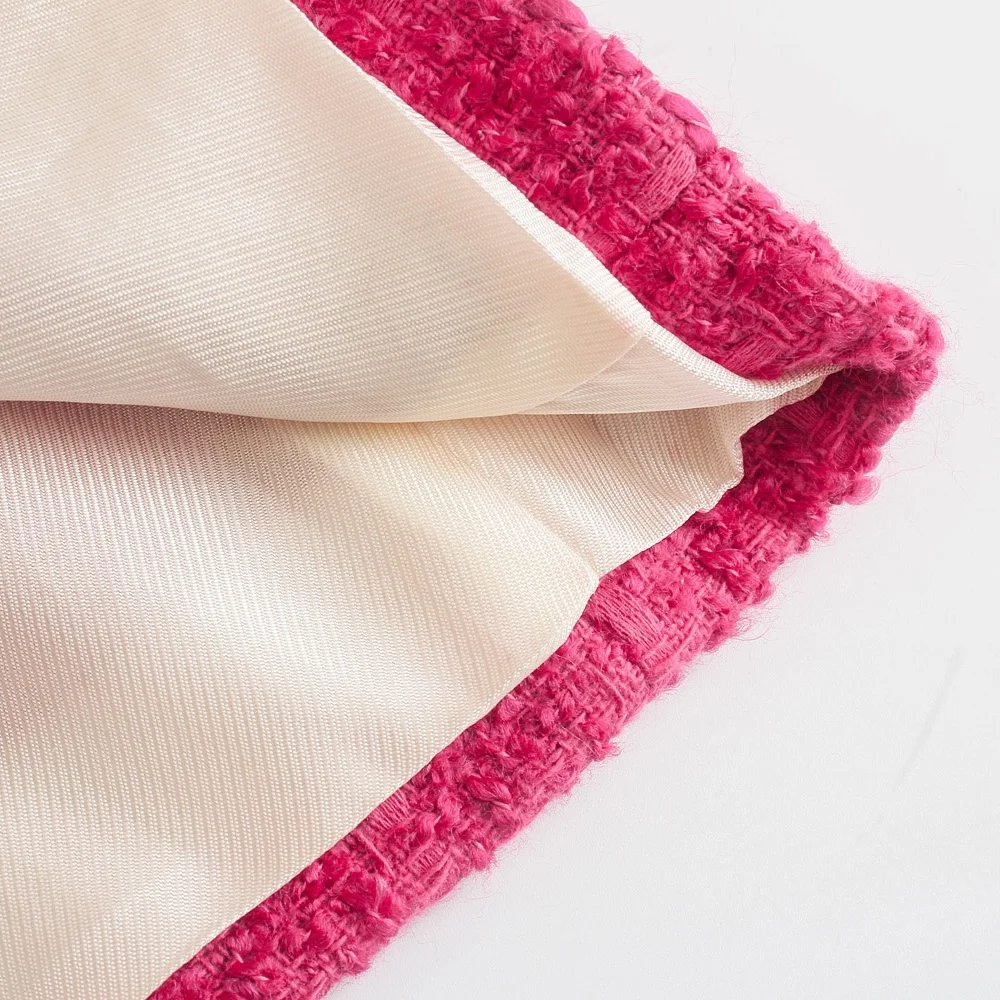 Strukturierter Anzug mit Revers, langen Ärmeln, zweireihige Knopftaschendekoration, vielseitige Anzugjacke für Damen im Frühling und Herbst