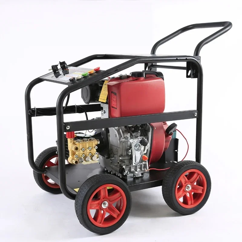 High Pressure Washer / Gasoline High Pressure Car Wash Pump / Household Floor Cleaning Snd Derusting Water Gun