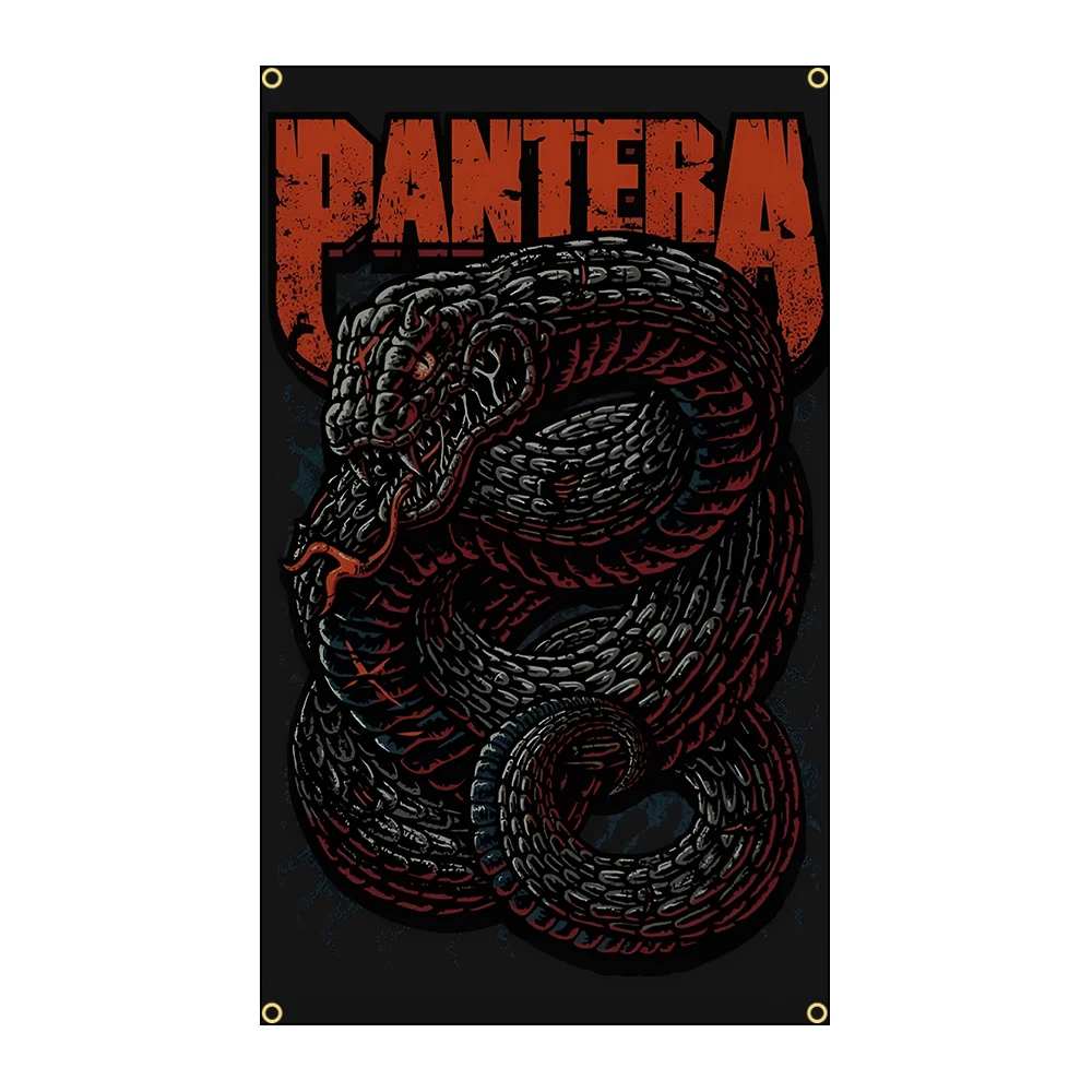 90x150cm 3X5FT P-Panteras Heavy Rock Band Flag Flags Polyester Printed Banner For Decoration