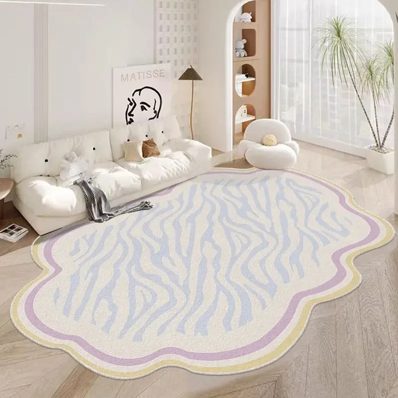 Living Room Bedroom Rug Soft Exquisite Bedroom Rug Irregular Shape Various Fashionable Tapete De Quarto Modern Home Decoration