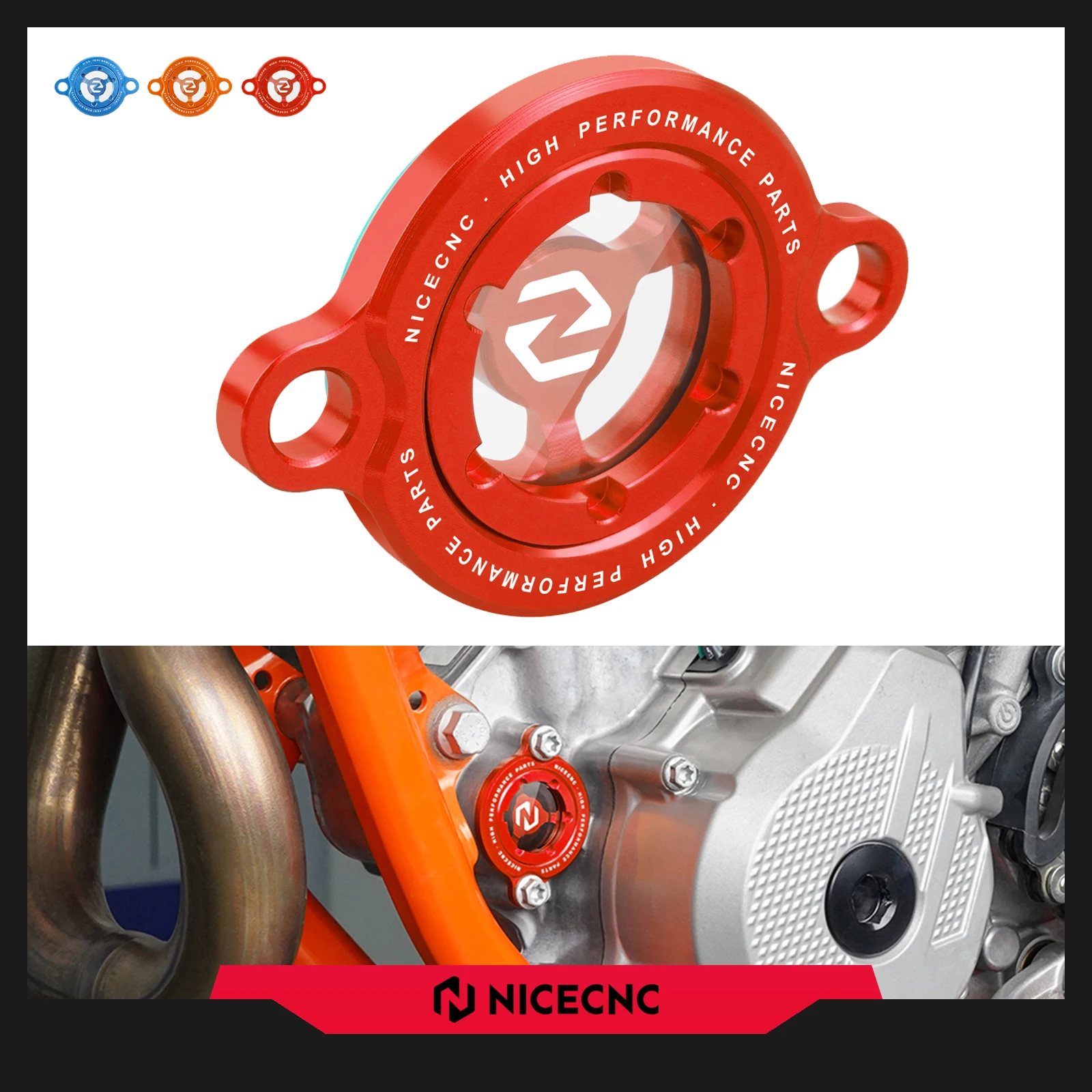 

NICECNC For 2025 2024 GasGas EC 250F 350F EX 450F 350F 250F MC ECF EXF MCF 2023 2022 2021 Motorcycle Engine Oil Filter Cap Cover