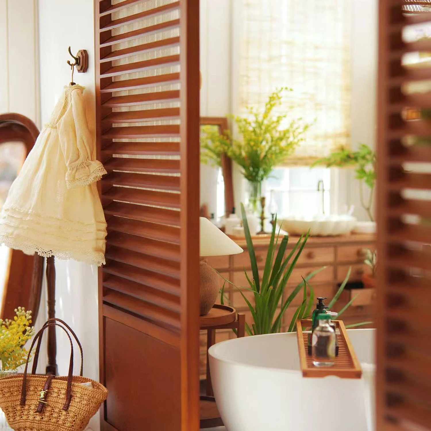 1/6 Poppenhuis Model Meubelaccessoires 45cm Houten Scherm Ruimte Partitie Achtergrond Bjd Blyth Soldaat Lol Scène Prop Decor